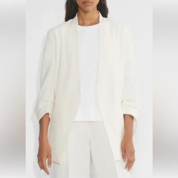 Babaton Atelier 'Keith' Off White Open Front Jacket in Espace Women's Size 6 - Picture 1 of 12